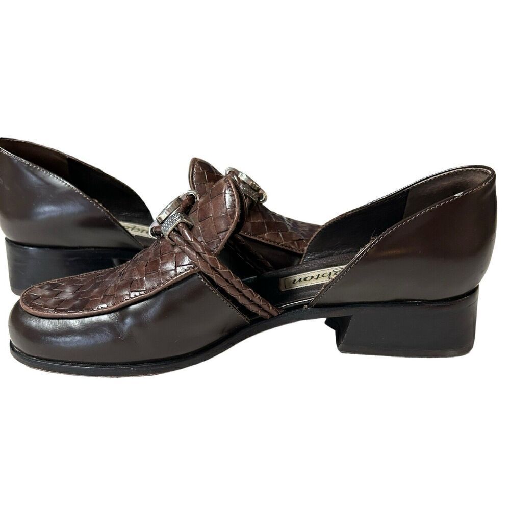 Brighton Holland Brown Open Side Loafers size 5.5M